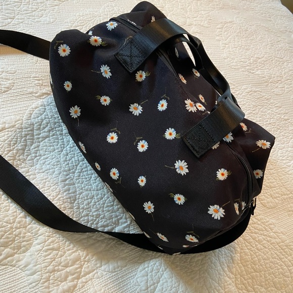 Floral Black Tote Bag - Picture 2 of 5